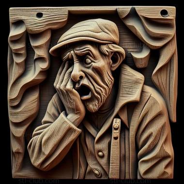 3D model Art Spiegelman (STL)